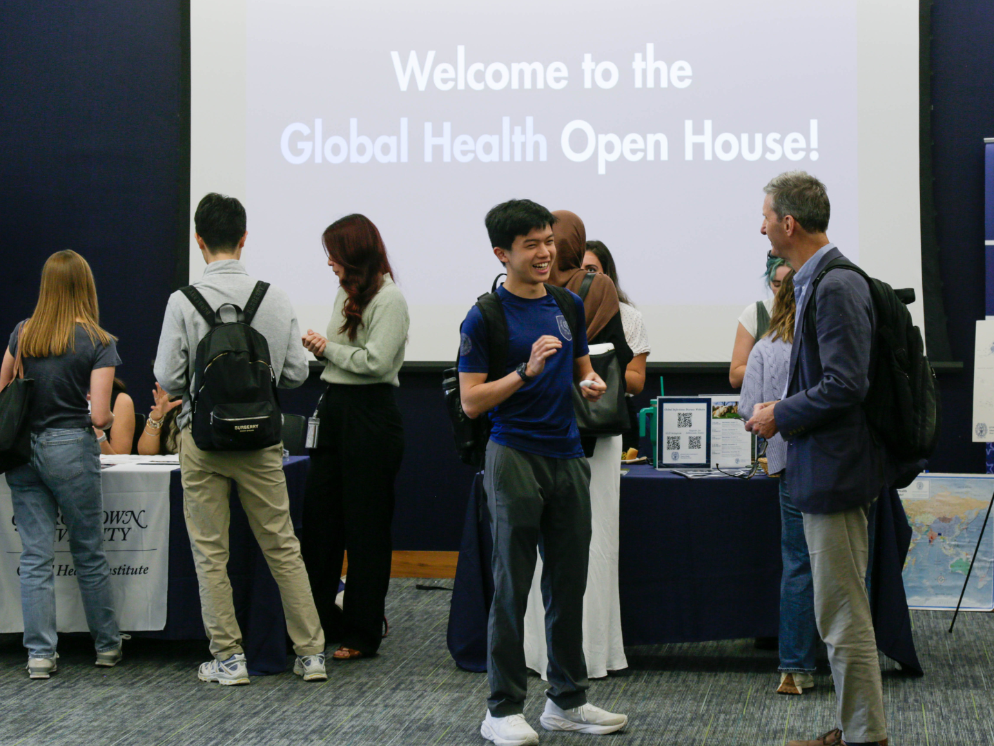 Georgetown community at the annual Global Health Open House.