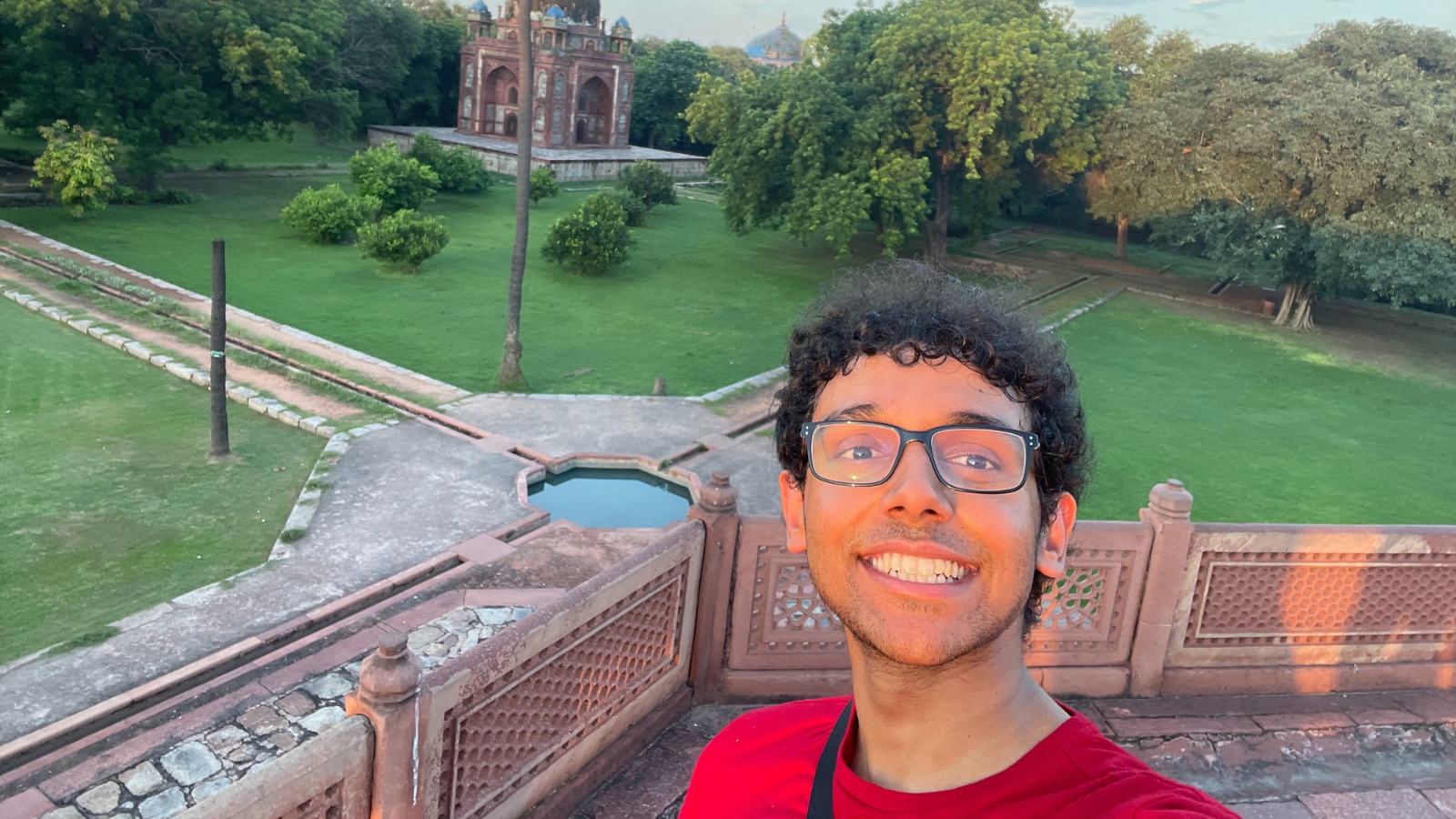 A selfie of a student.